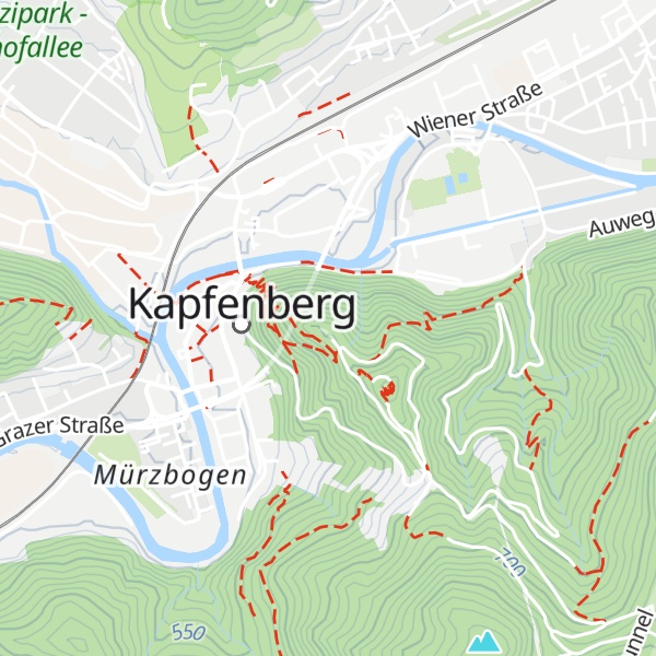 Map of Burgwirt Oberkapfenberg