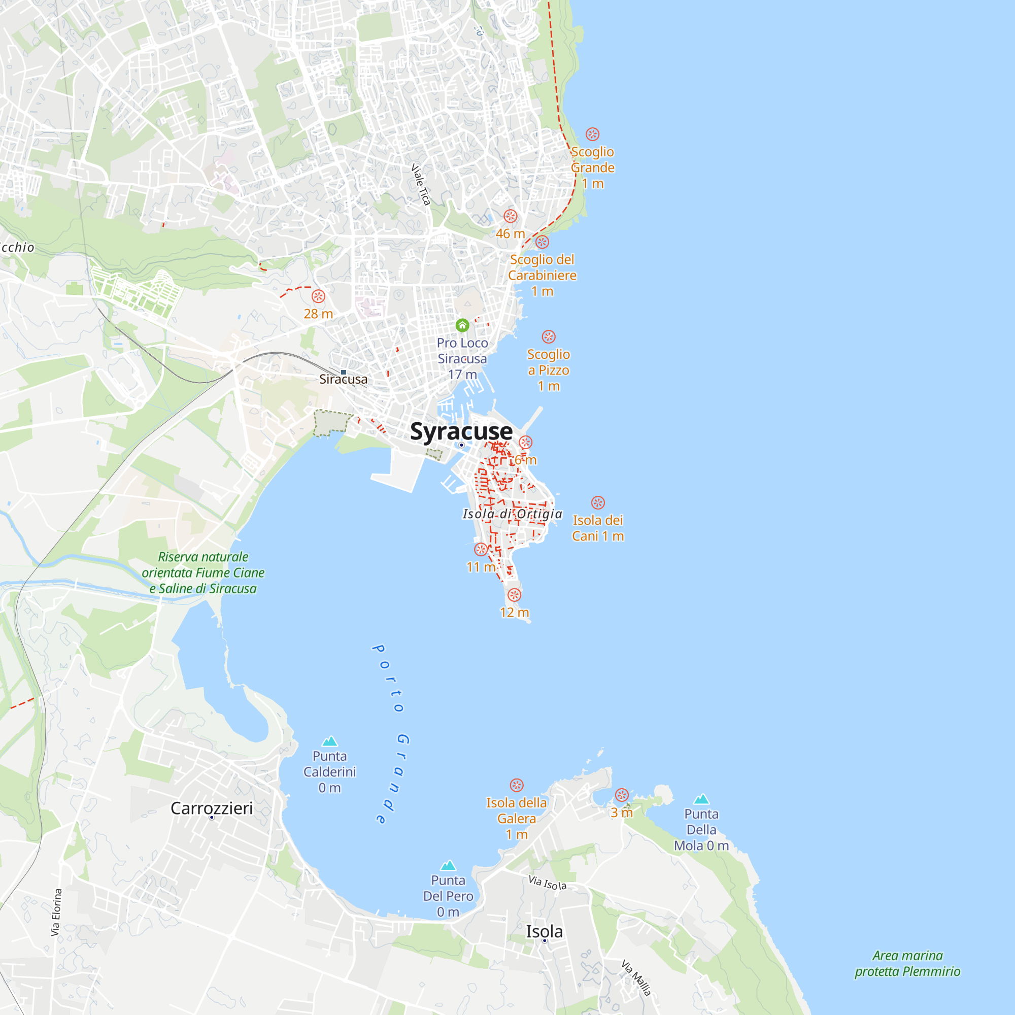Infopoint Turismo map