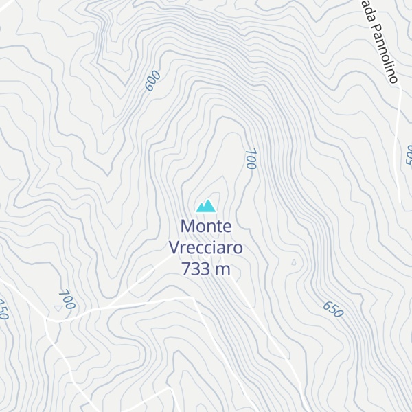 Map of Monte Vrecciaro