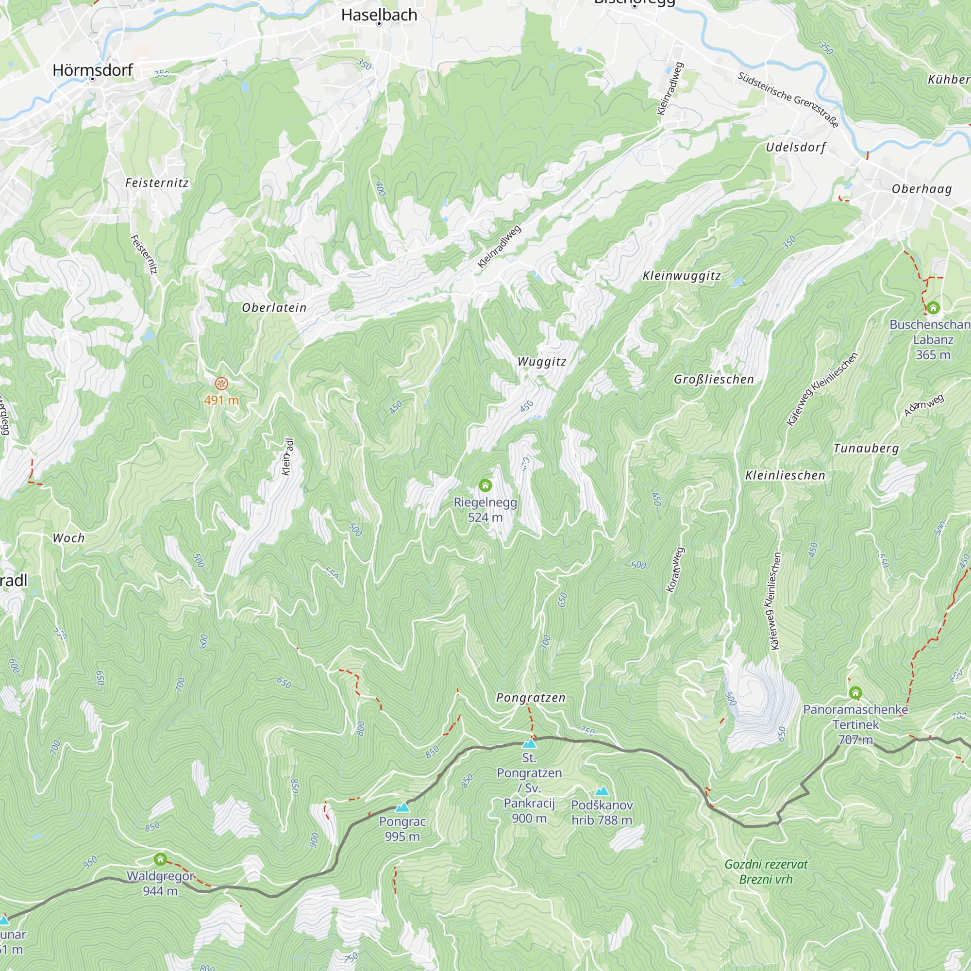 Riegelnegg map