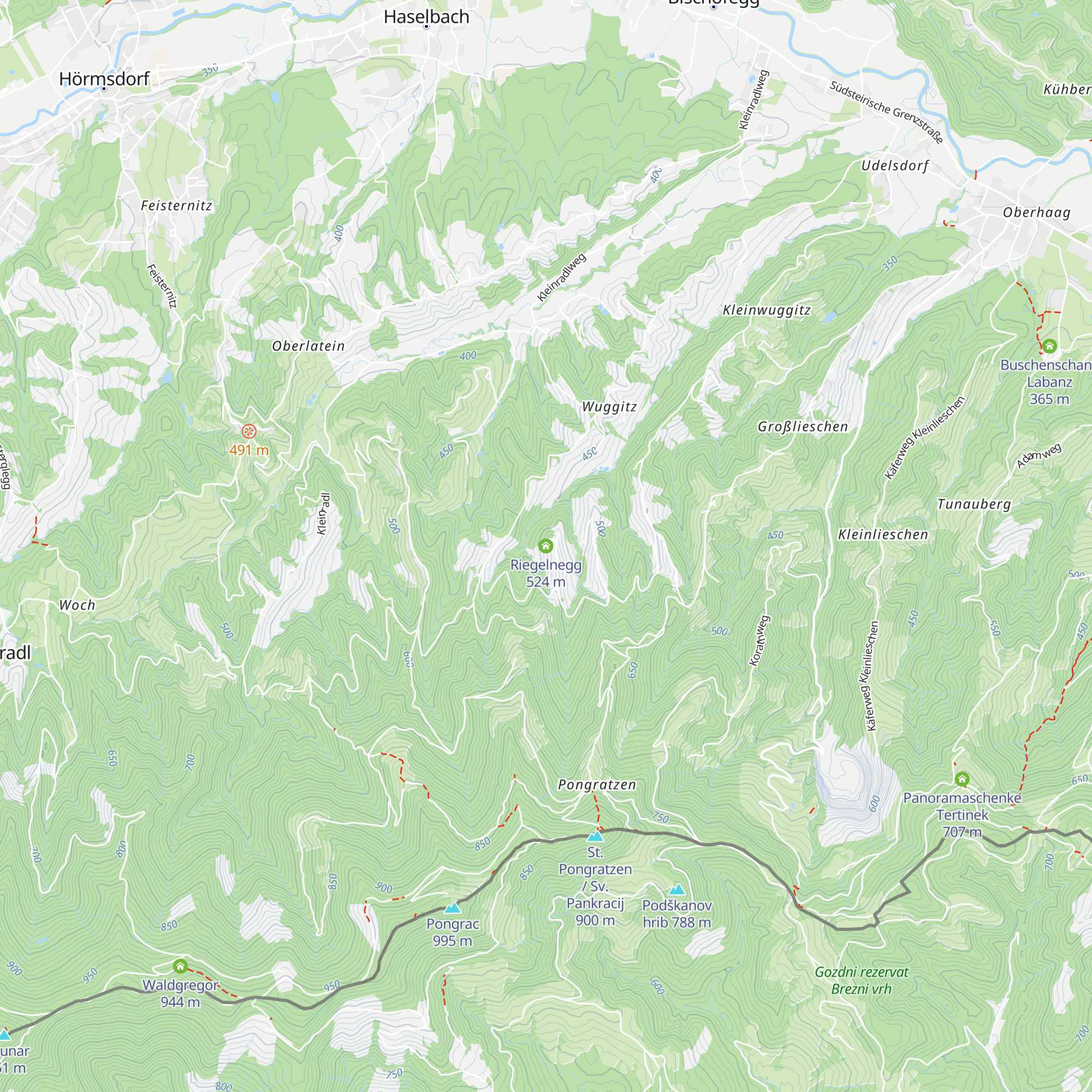 Riegelnegg map