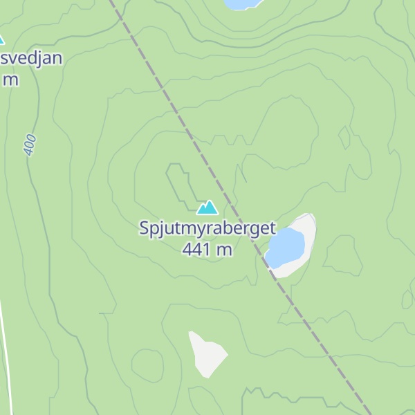 Map of Spjutmyraberget