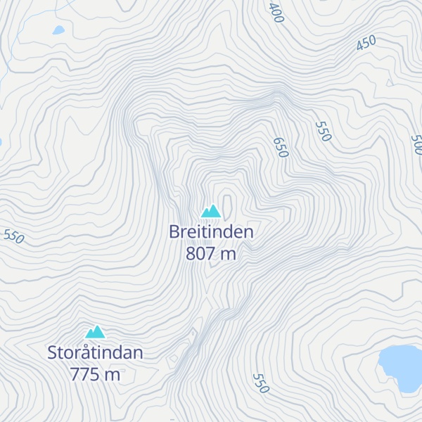 Map of Breitinden