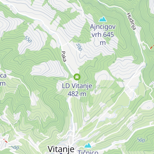 Map of LD Vitanje