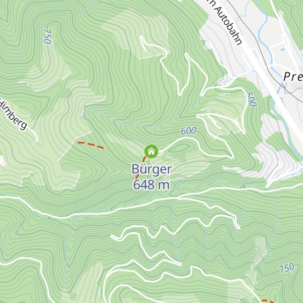 Map of Bürger