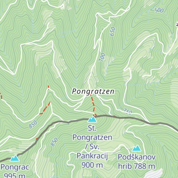Map of Pension & Ferienwohnungen Legat