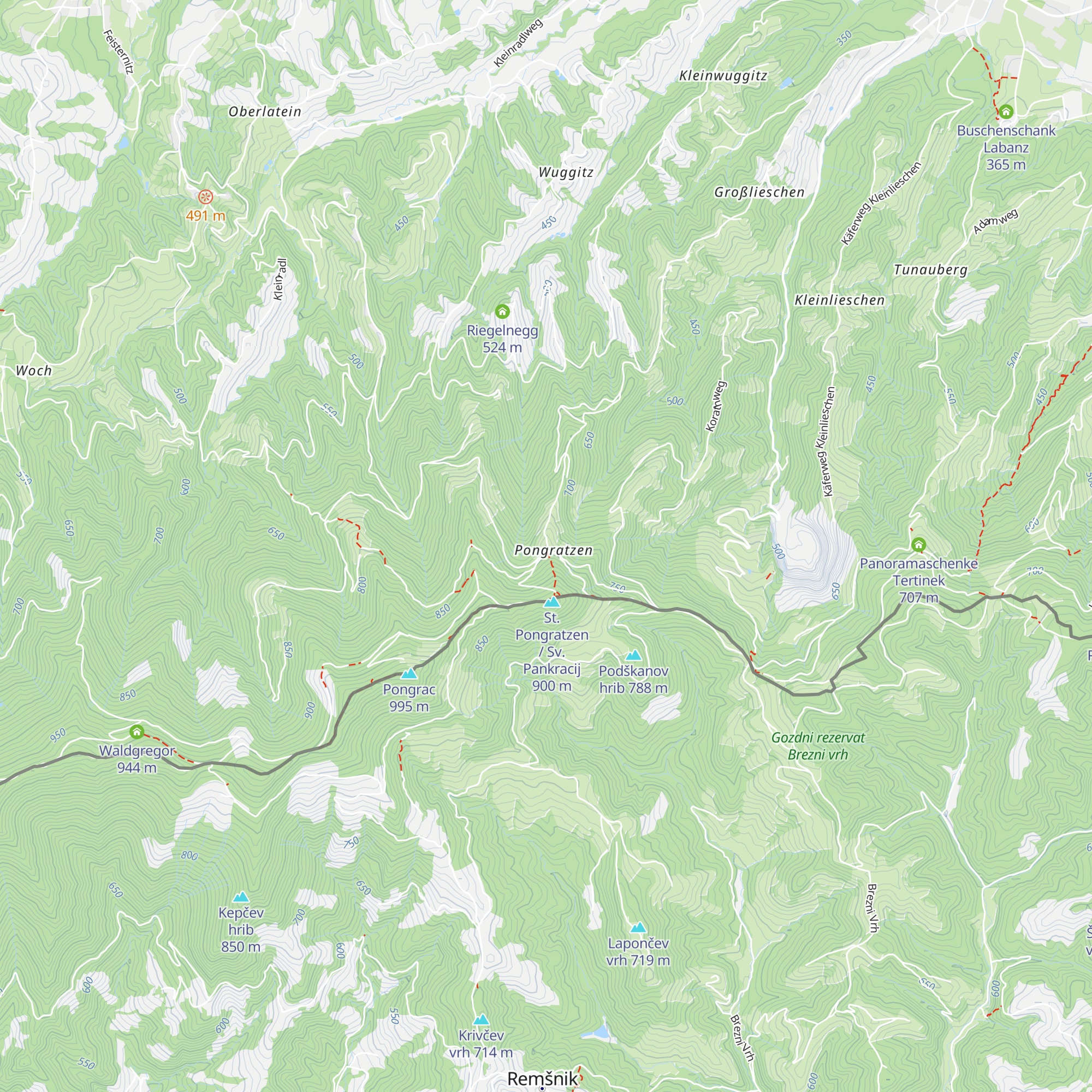 Pension & Ferienwohnungen Legat map