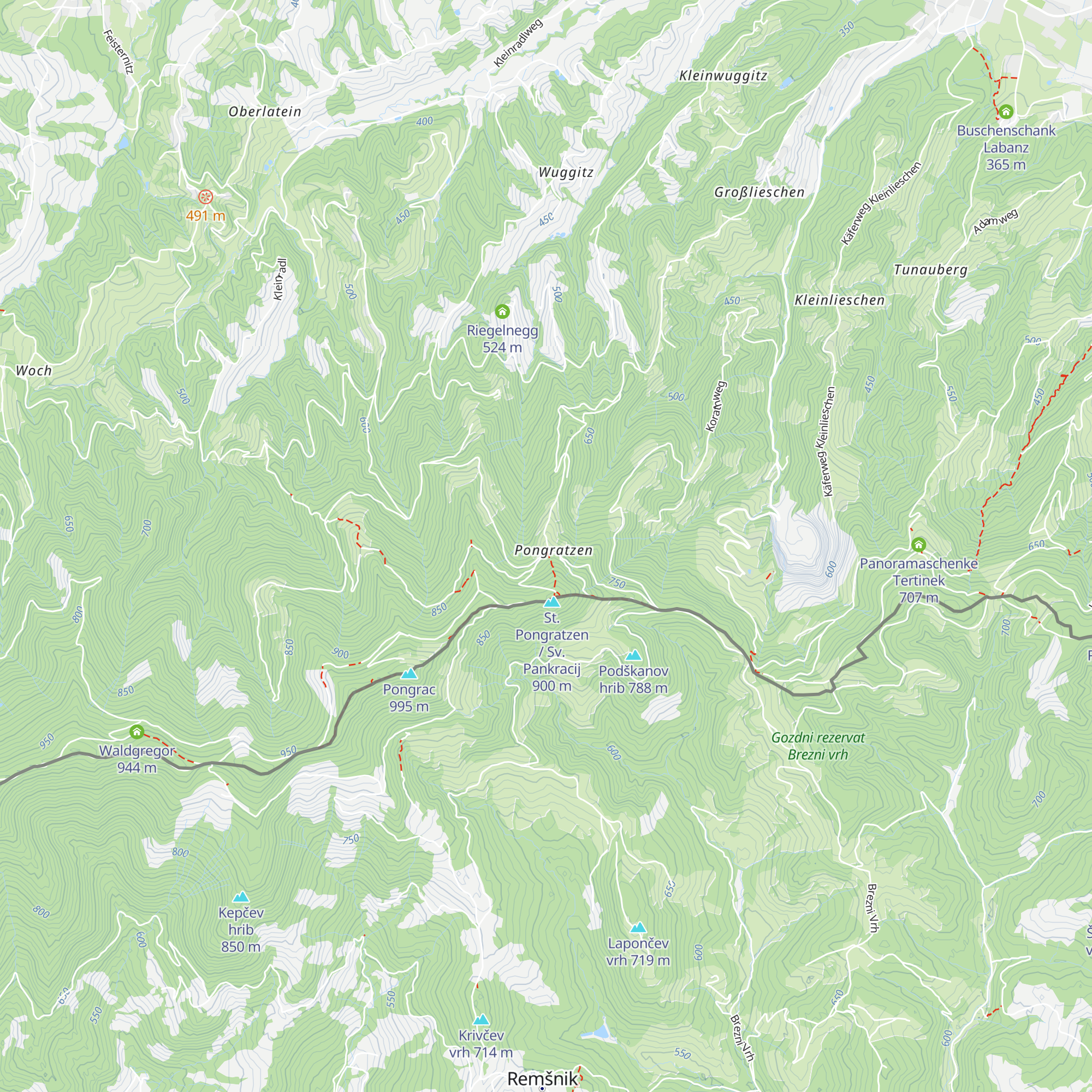 Pension & Ferienwohnungen Legat map