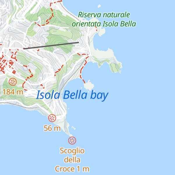 Map of Isola Bella