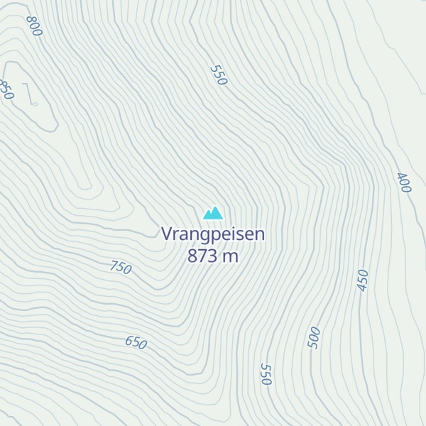 Map of Vrangpeisen