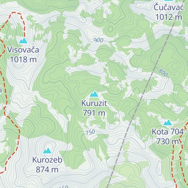 Map of Kuruzit