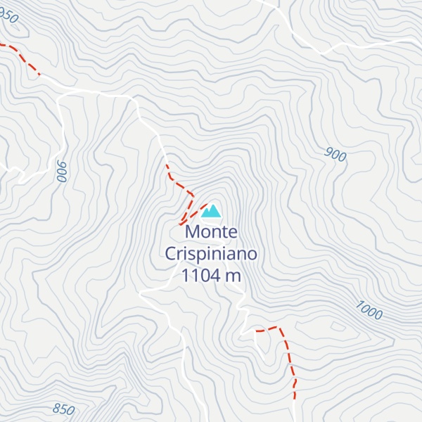 Map of Monte Crispiniano