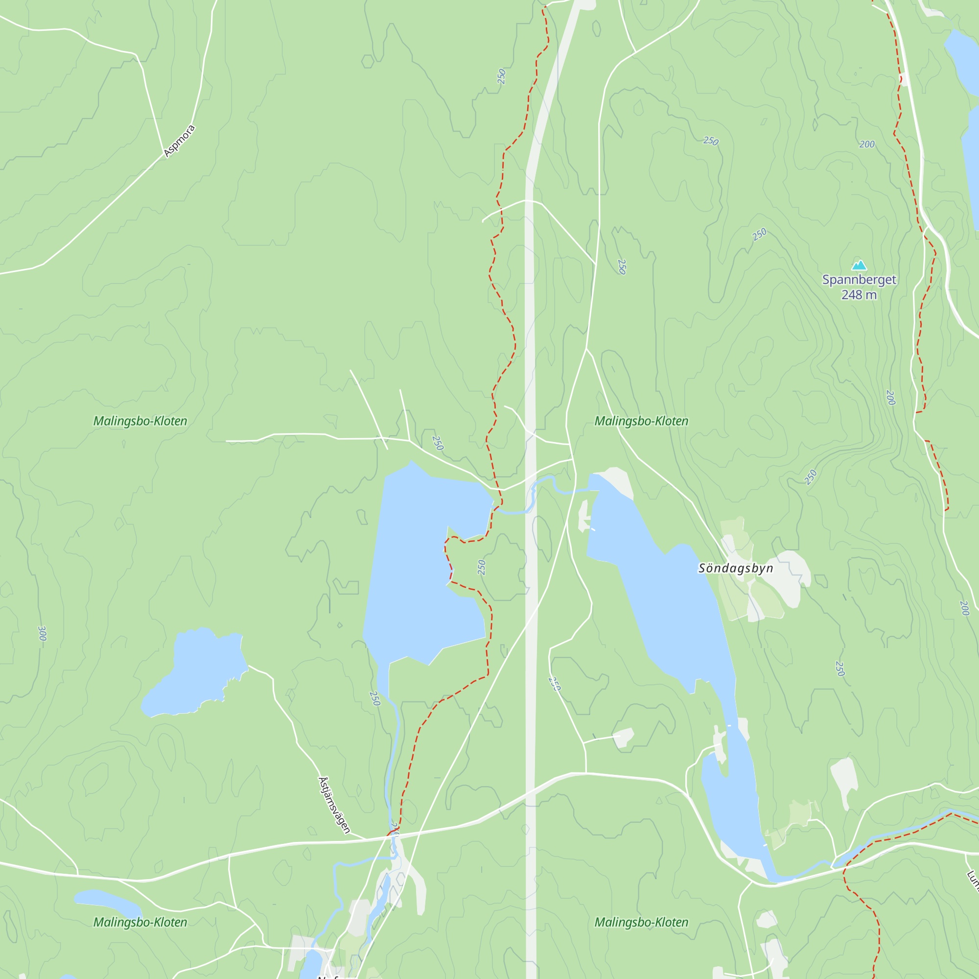 Spannsjöstugan map