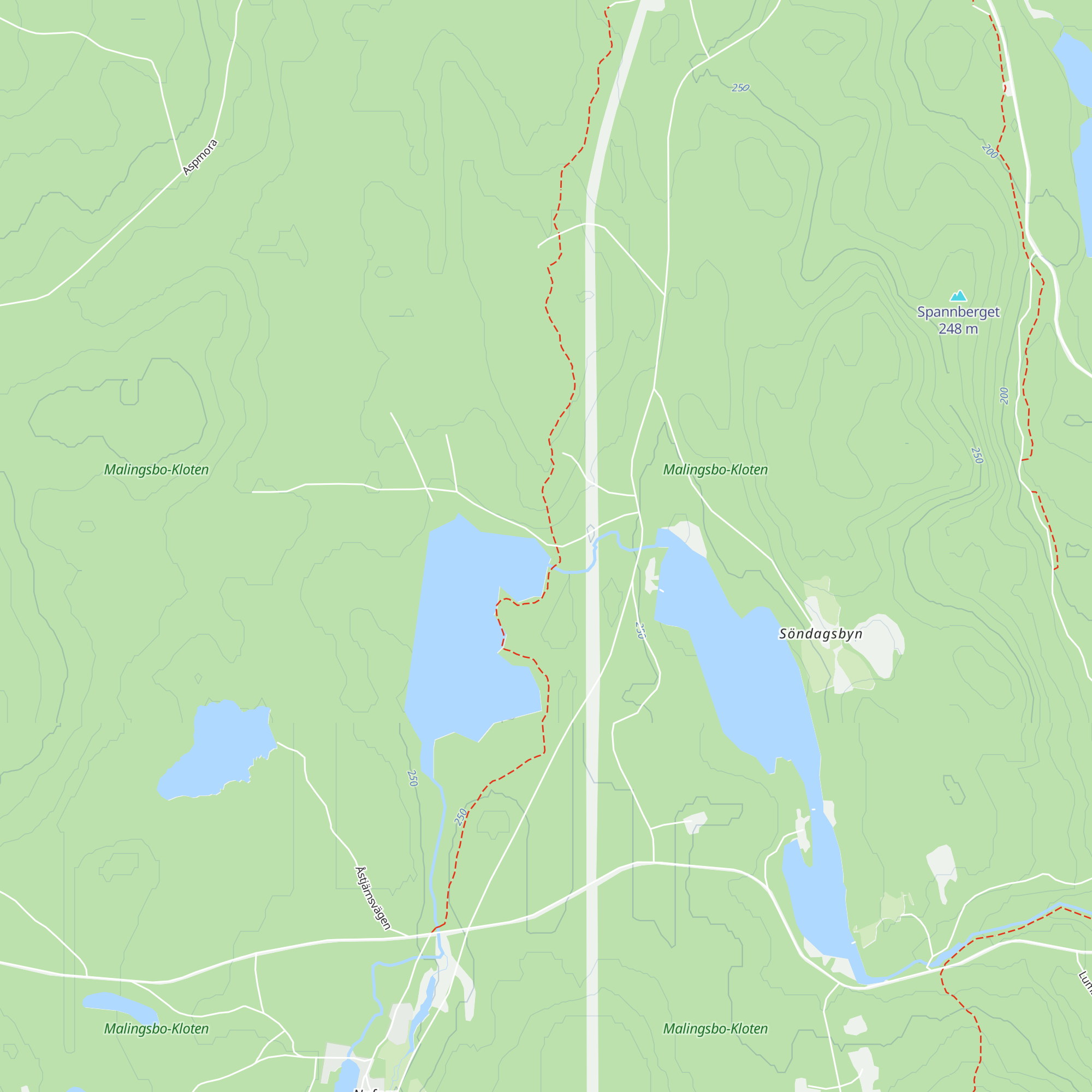 Spannsjöstugan map