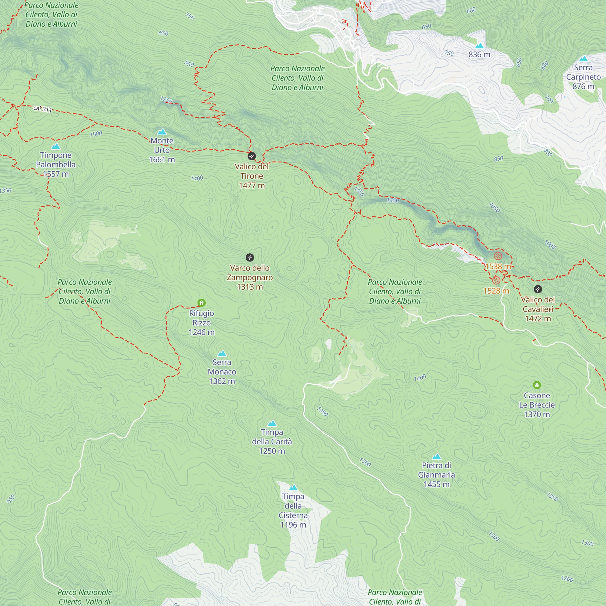 Rifugio Varroncelli map