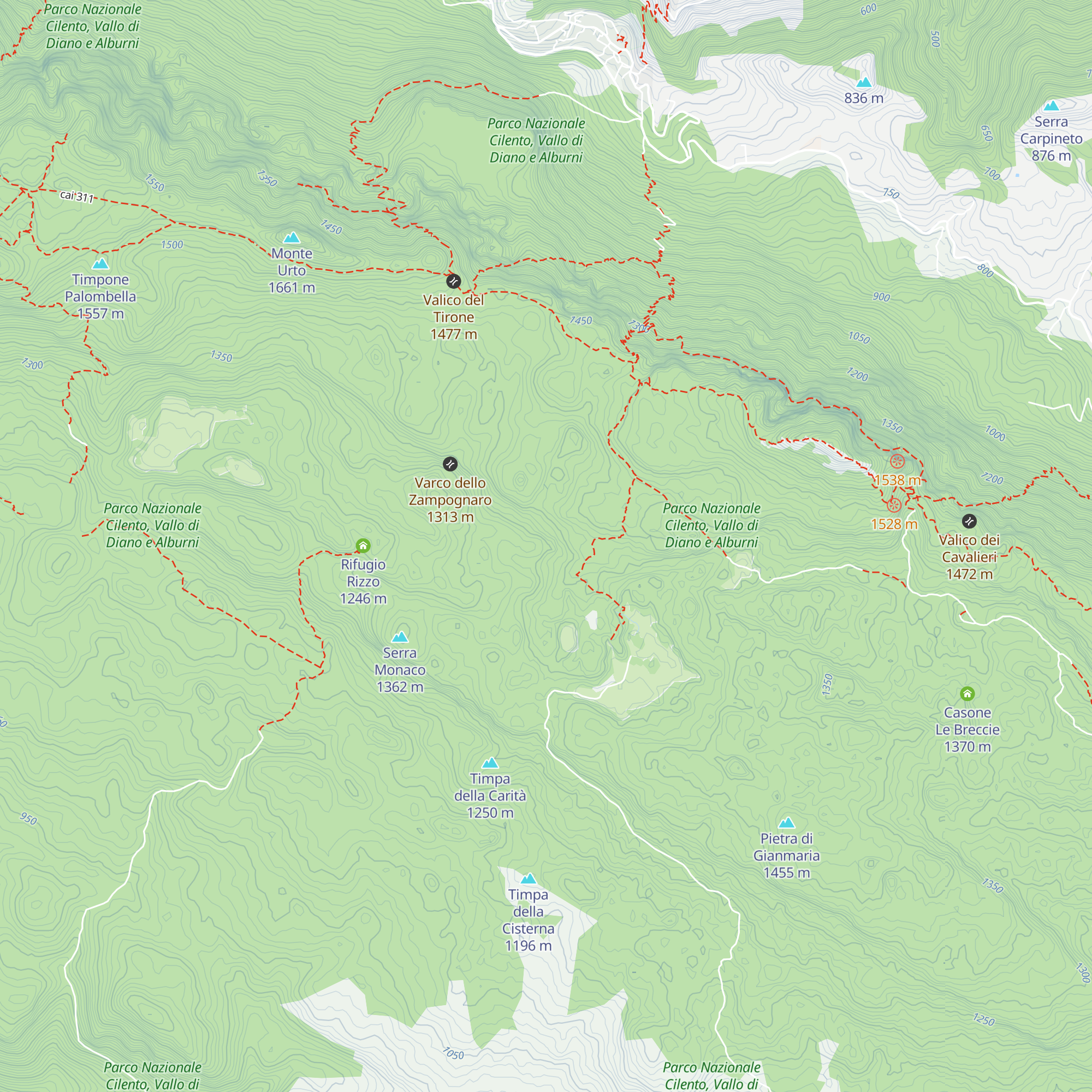 Rifugio Varroncelli map