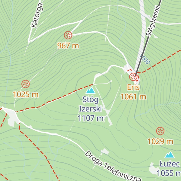 Map of Stóg Izerski