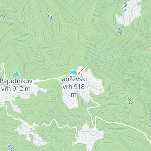 Map of LD Janžev vrh