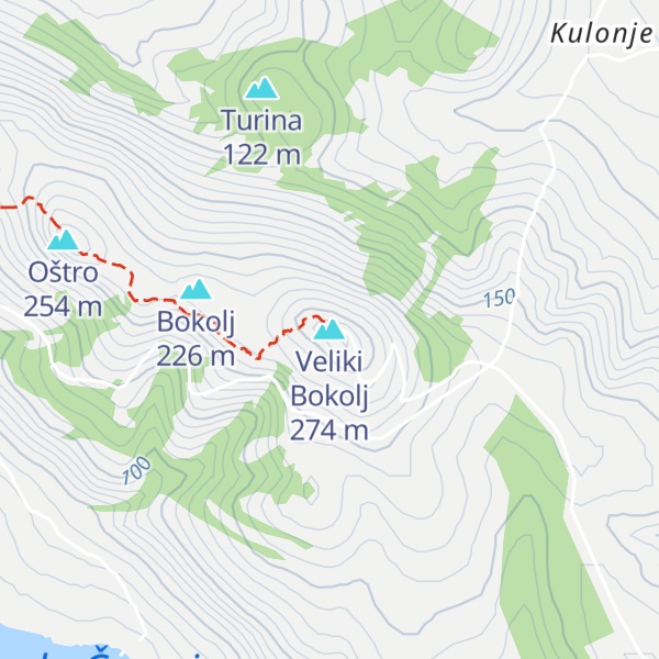 Map of Veliki Bokolj