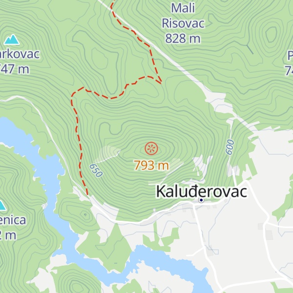 Map of Metlača