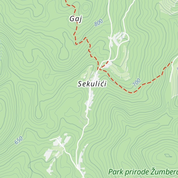 Map of Planinarska kuća Boris Farkaš