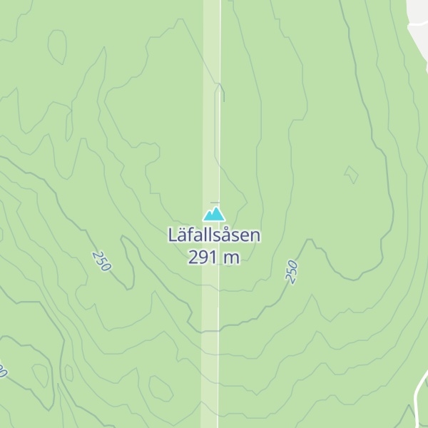 Map of Läfallsåsen