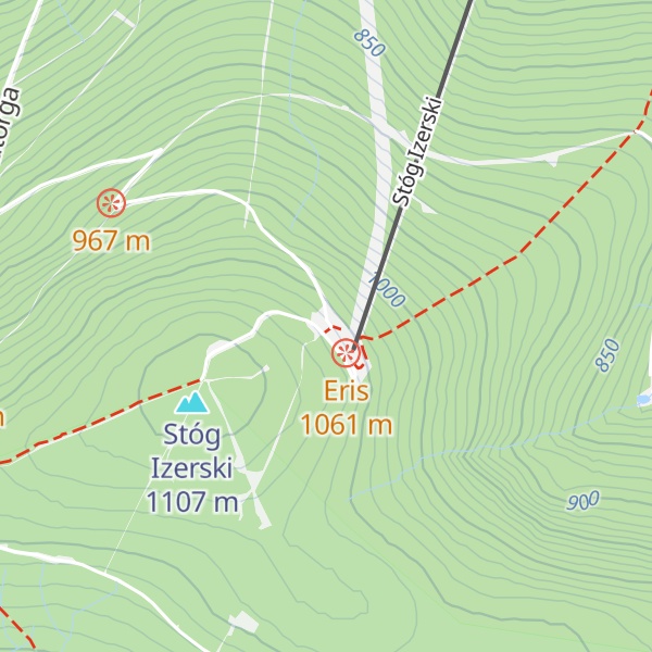 Map of Schronisko na Stogu Izerskim