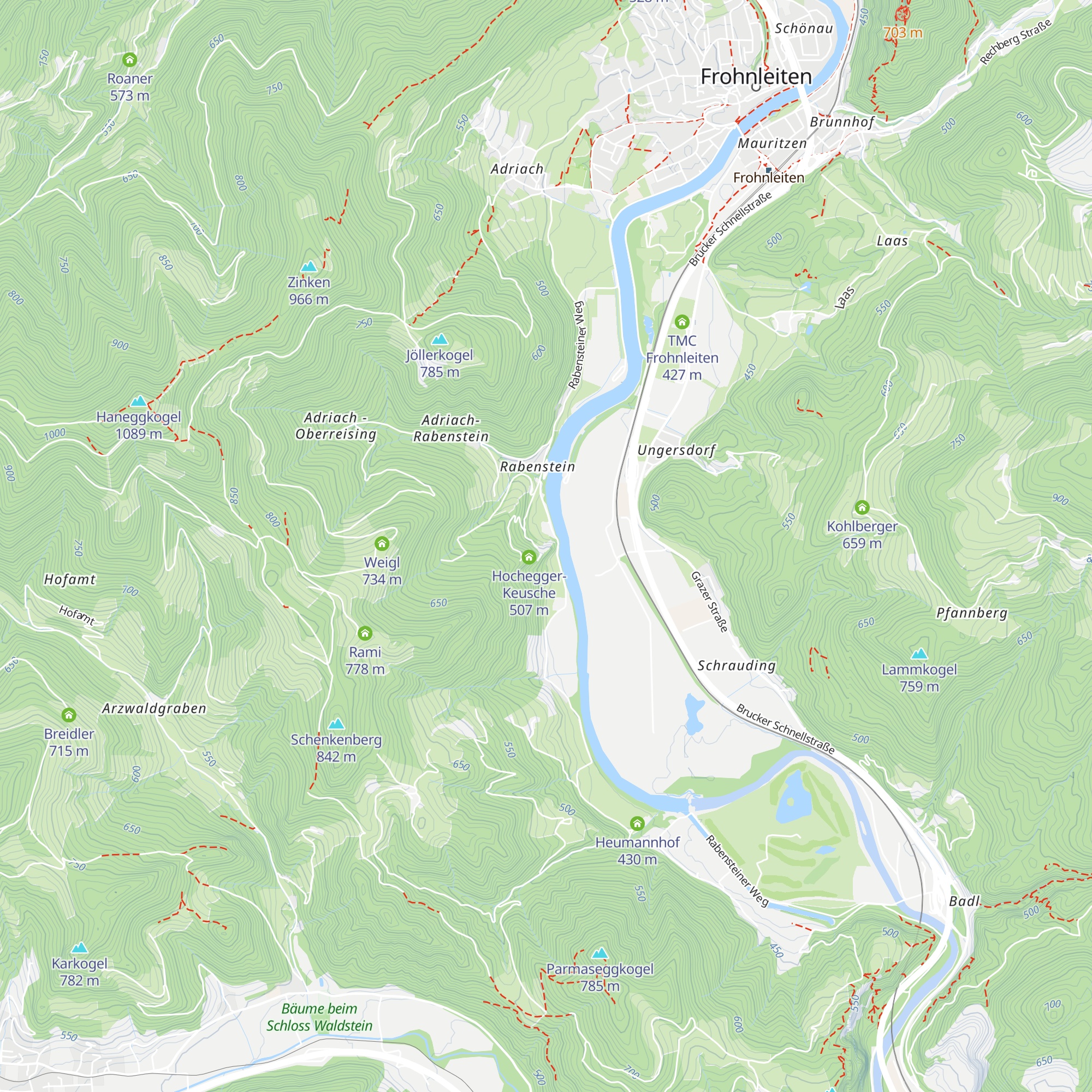 Schlosstrakt map