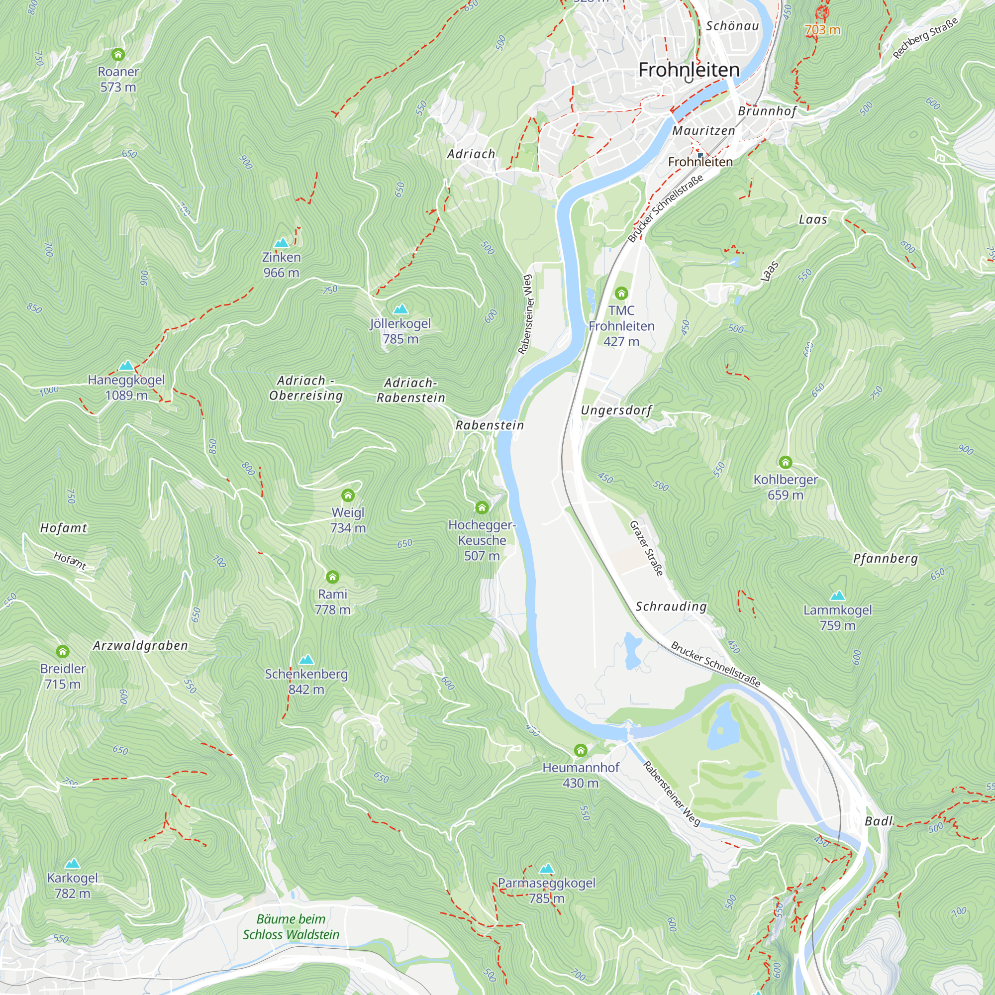 Schlosstrakt map
