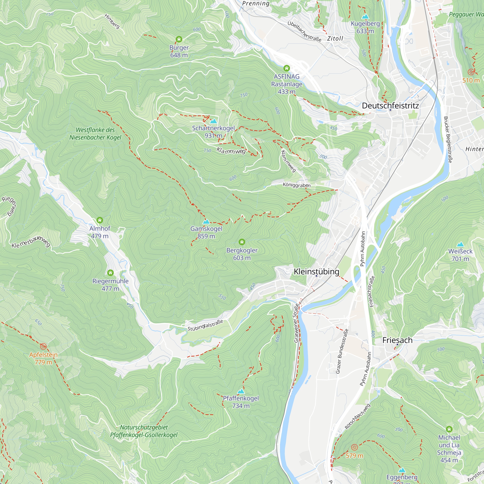 Bergkogler map