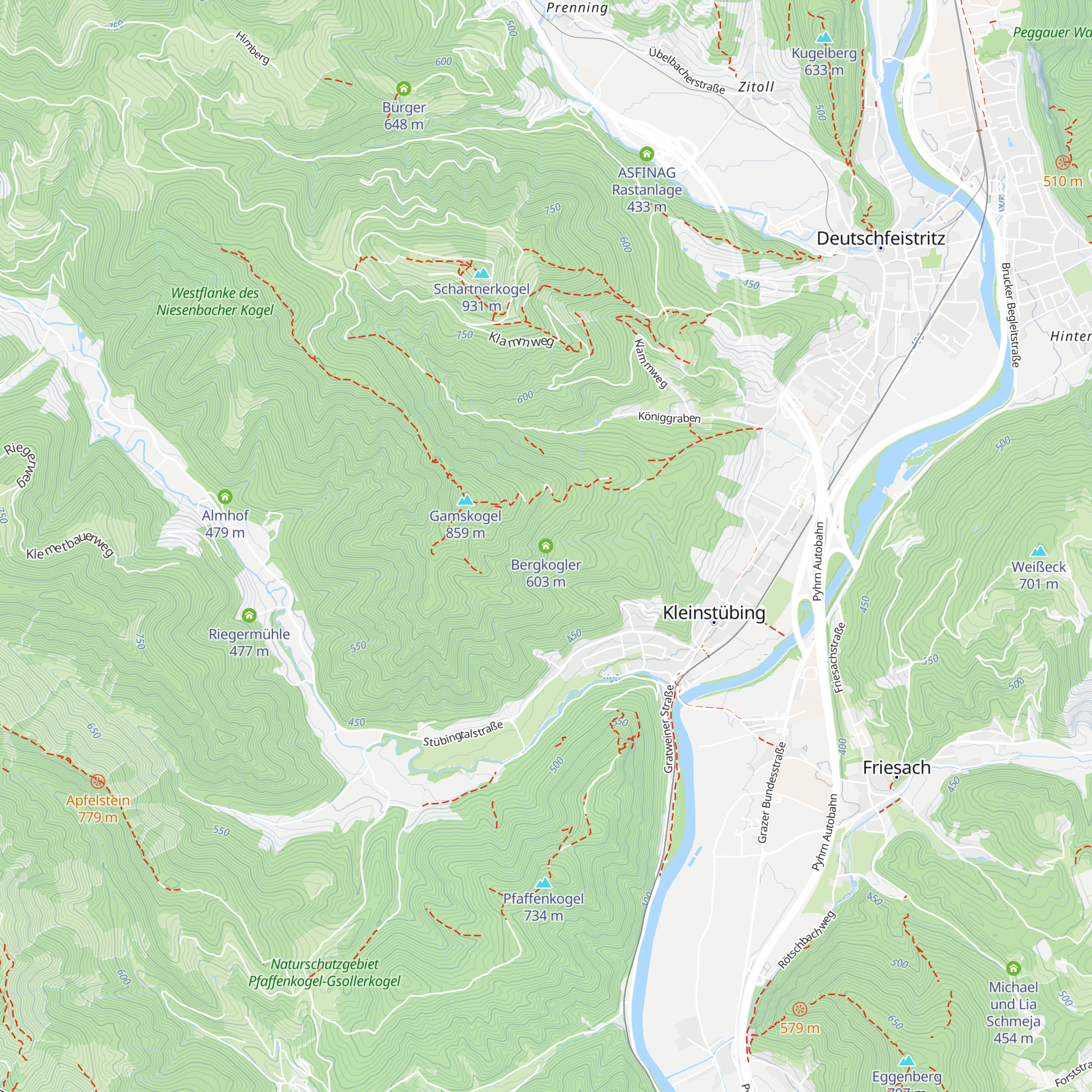 Bergkogler map