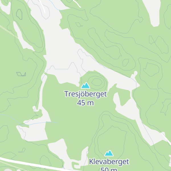 Map of Tresjöberget