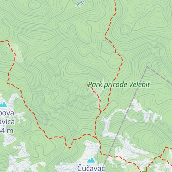 Map of Debeli kuk