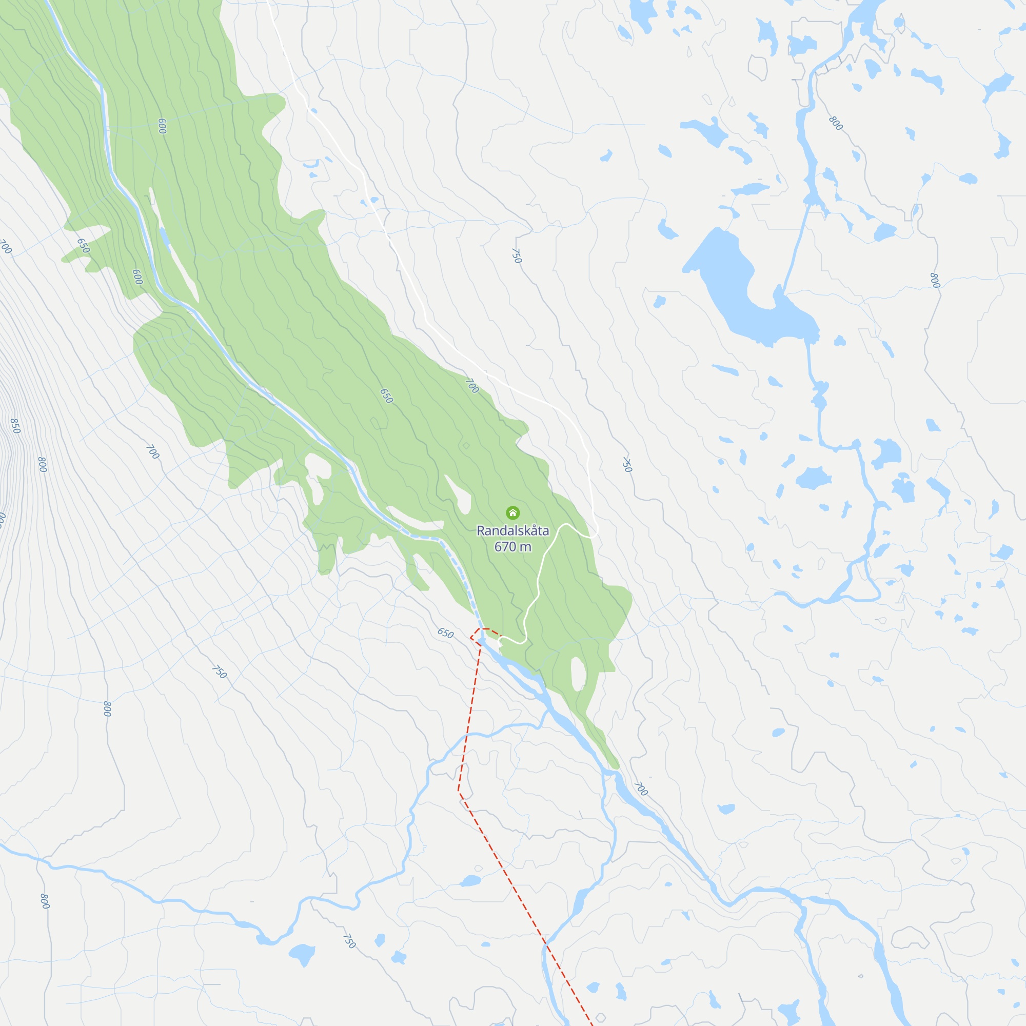 Randalskåta map