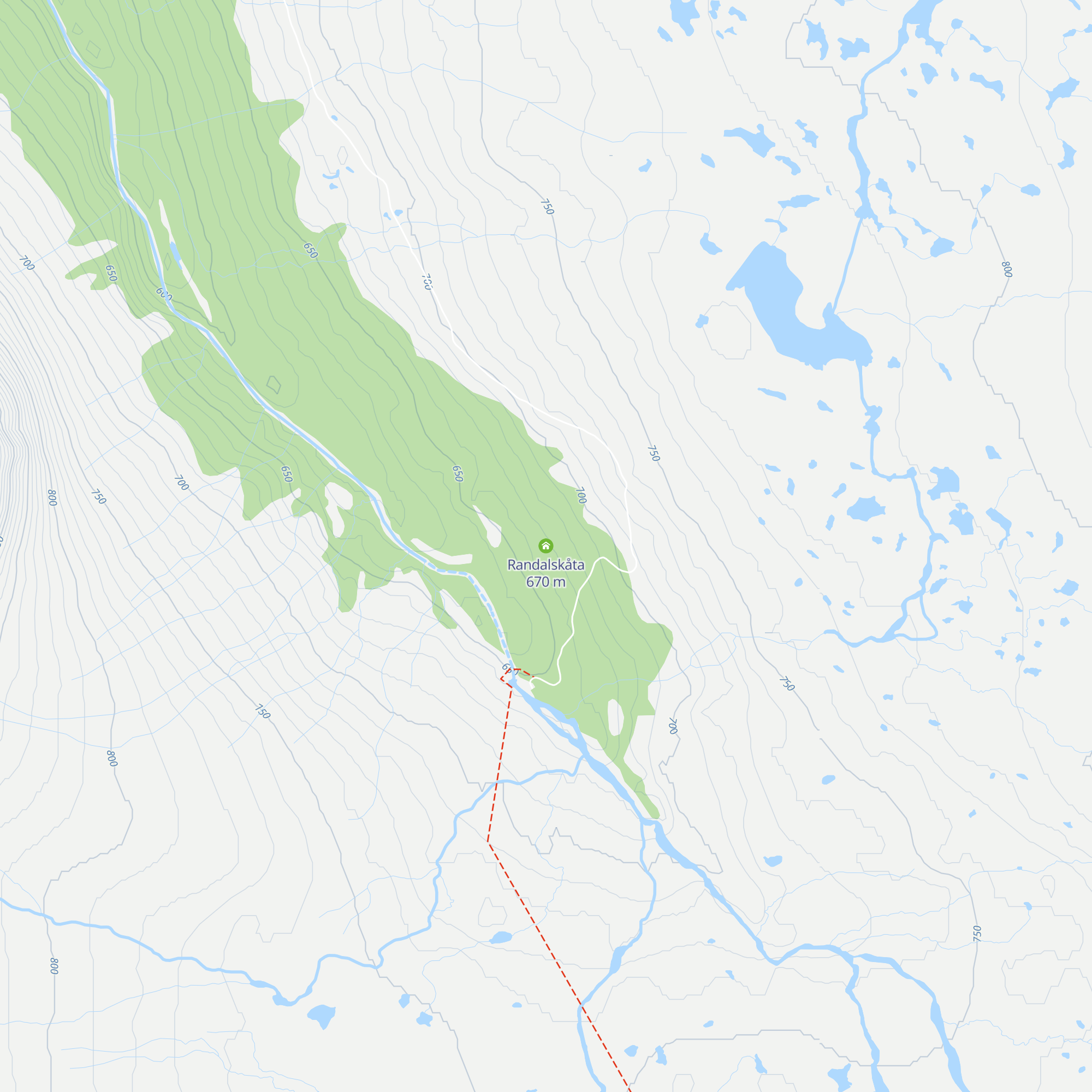 Randalskåta map