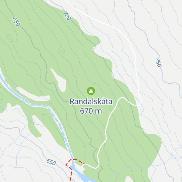 Map of Randalskåta