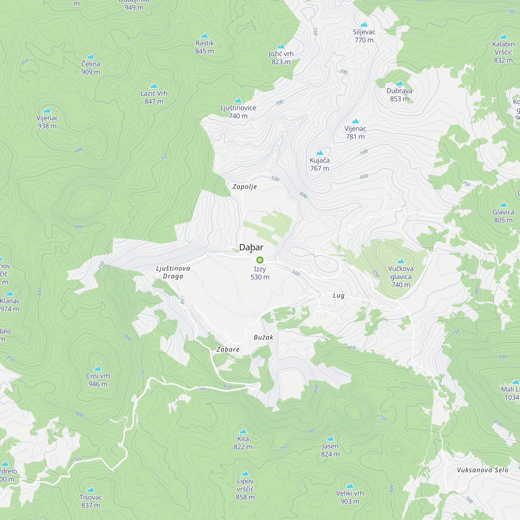 Izzy map