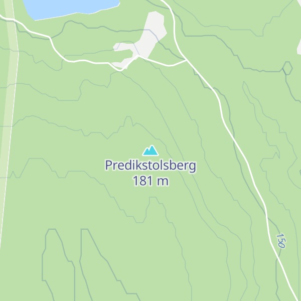 Map of Predikstolsberg