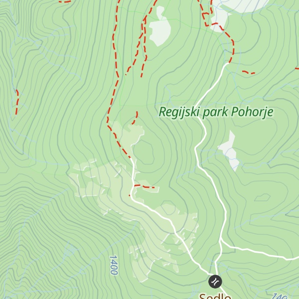 Map of Mulejev vrh