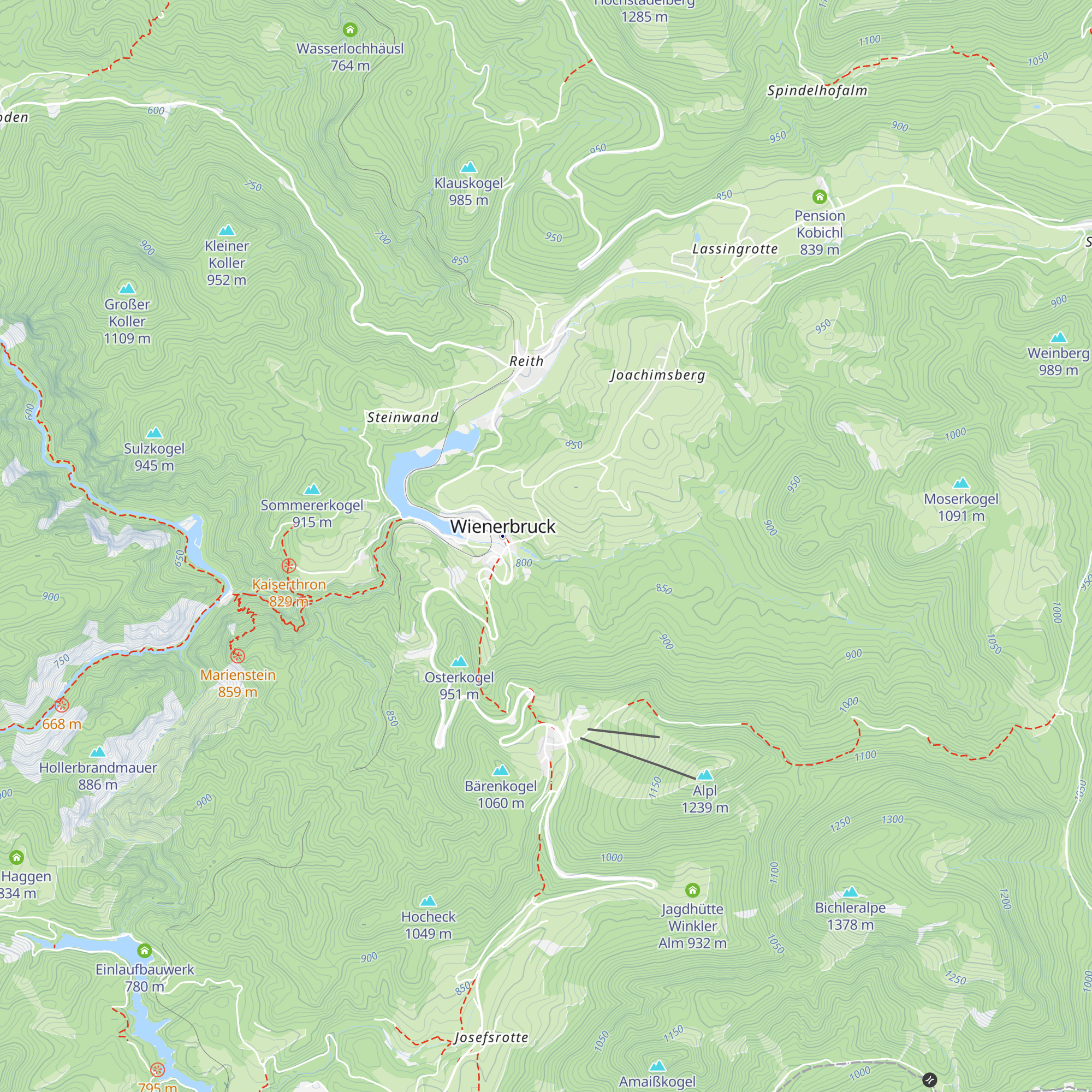 Pension Bodenhof map
