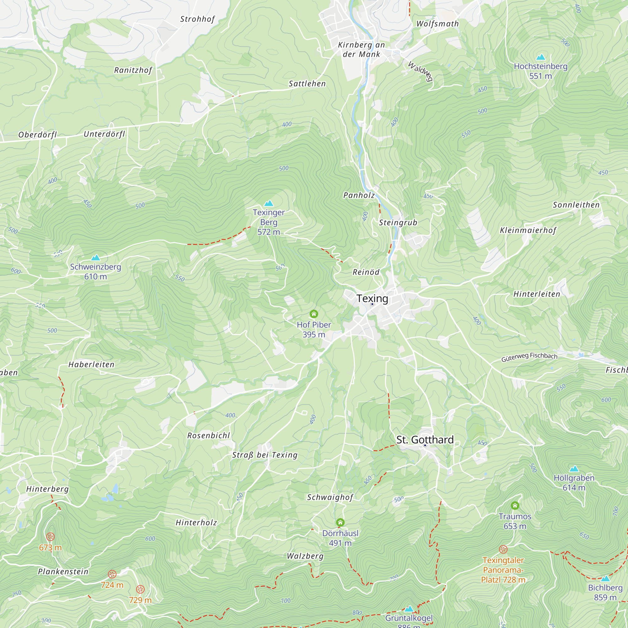 Hof Piber map