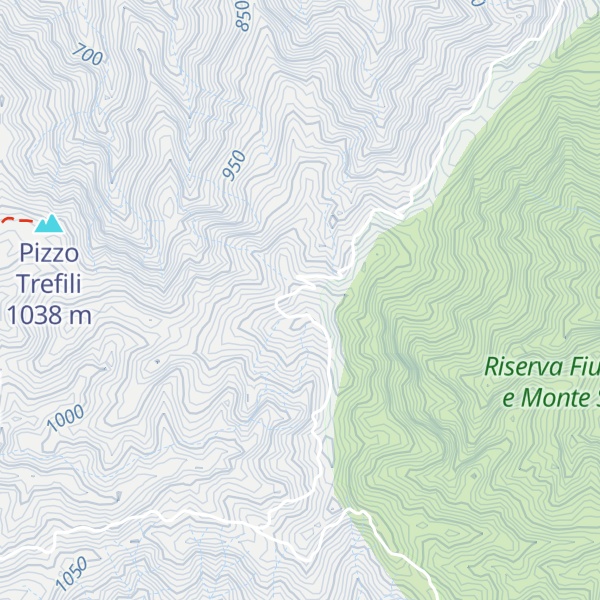Map of Pizzo Acqua Bianca