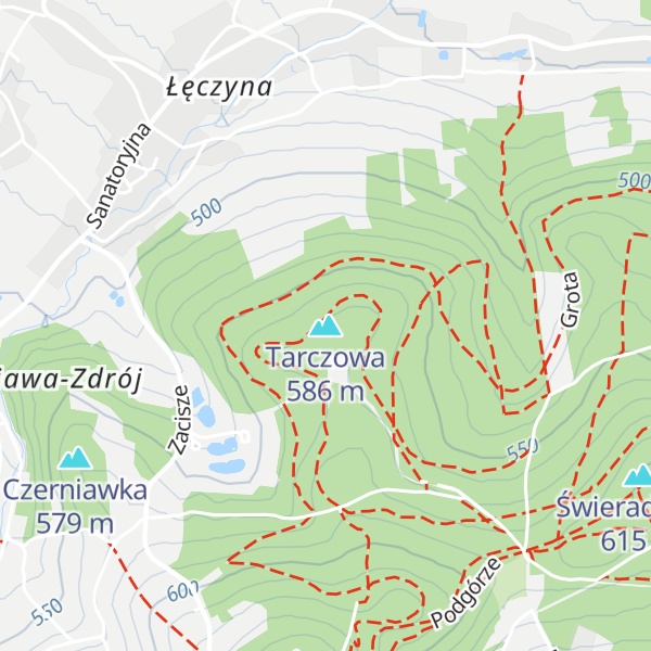 Map of Tarczowa
