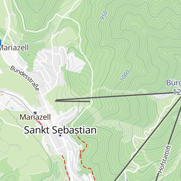Map of Sebastiani-Holzknechthütte