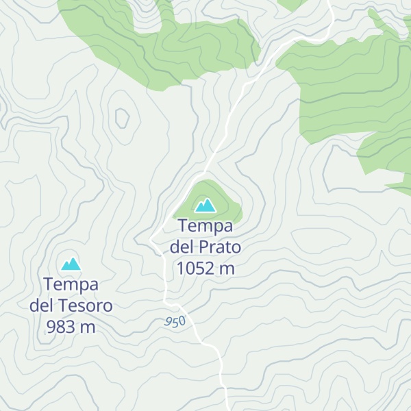Map of Tempa del Prato