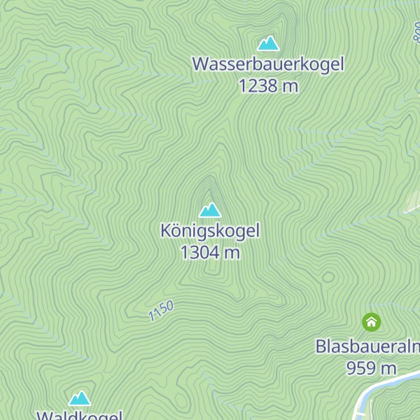 Map of Königskogel