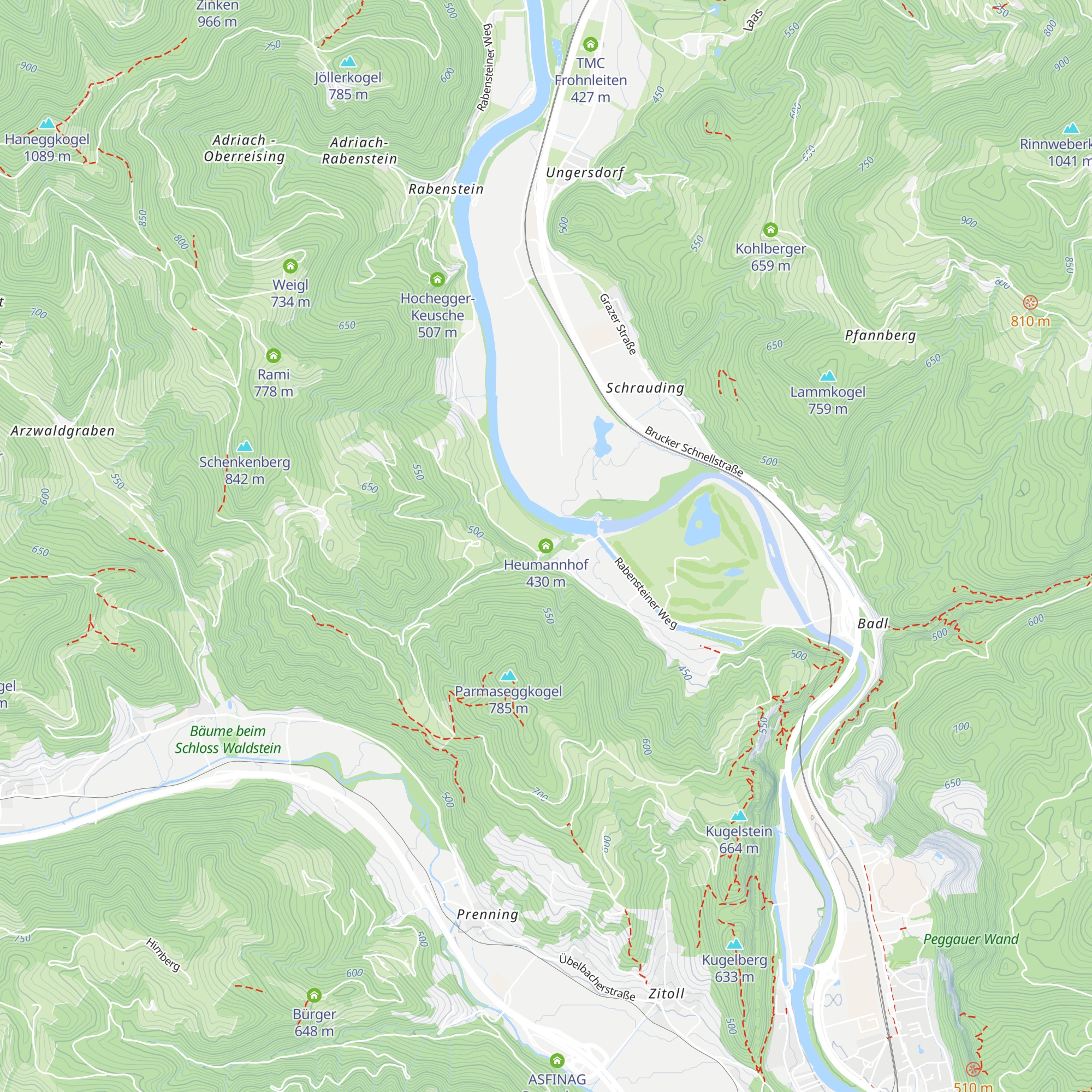 Heumannhof map