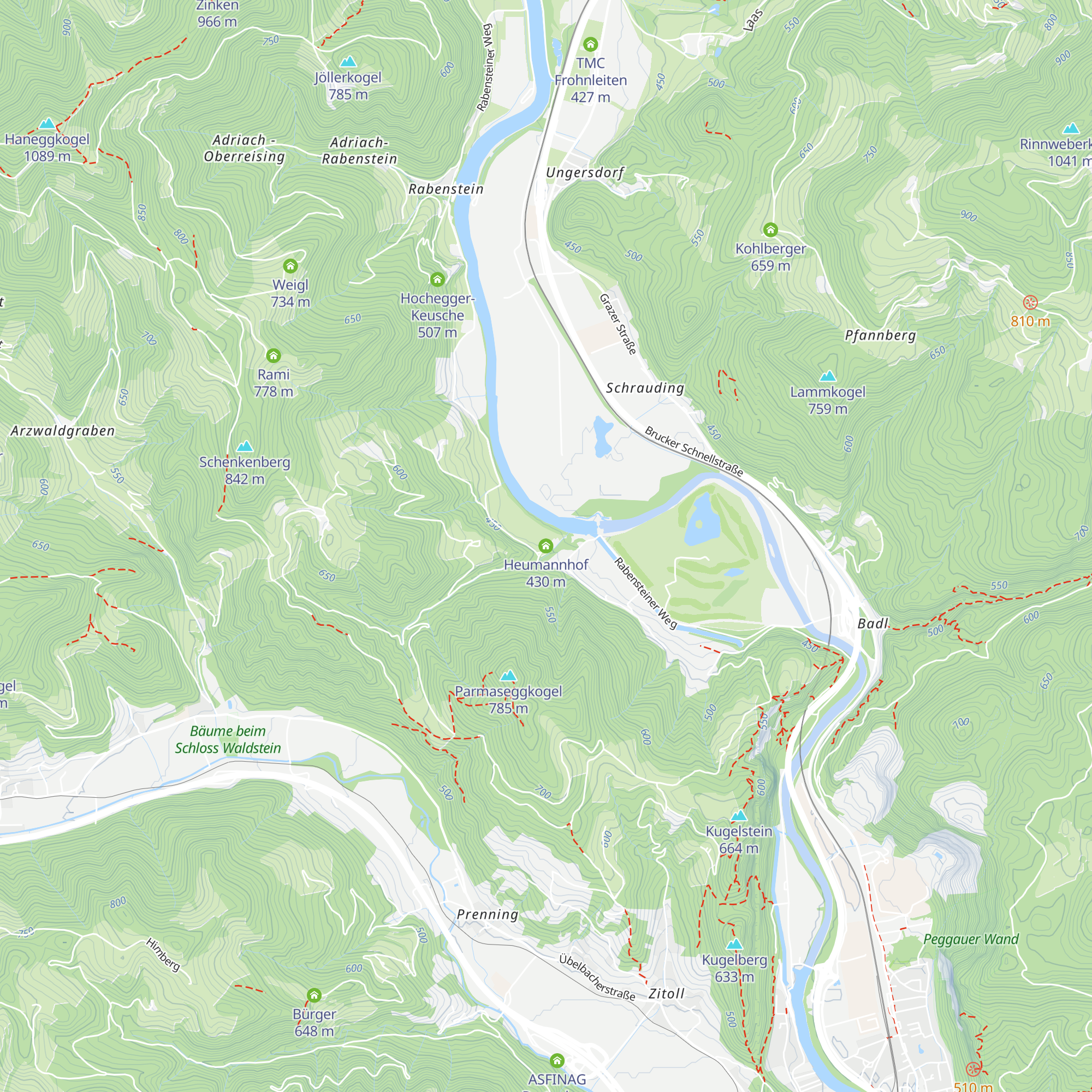 Heumannhof map