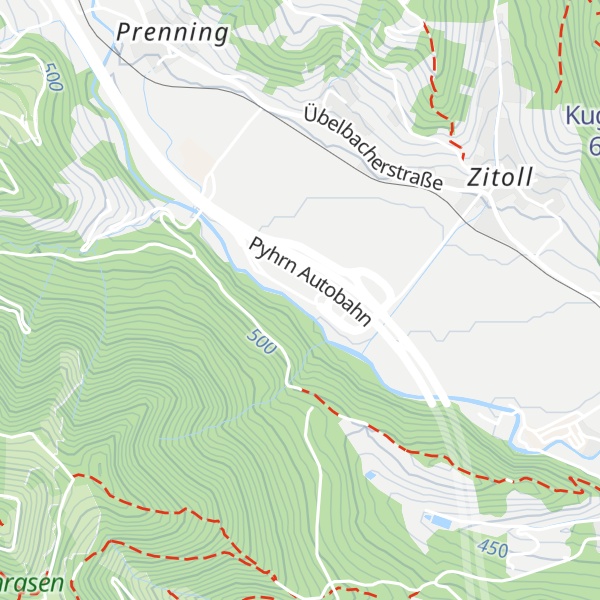 Map of ASFINAG Rastanlage