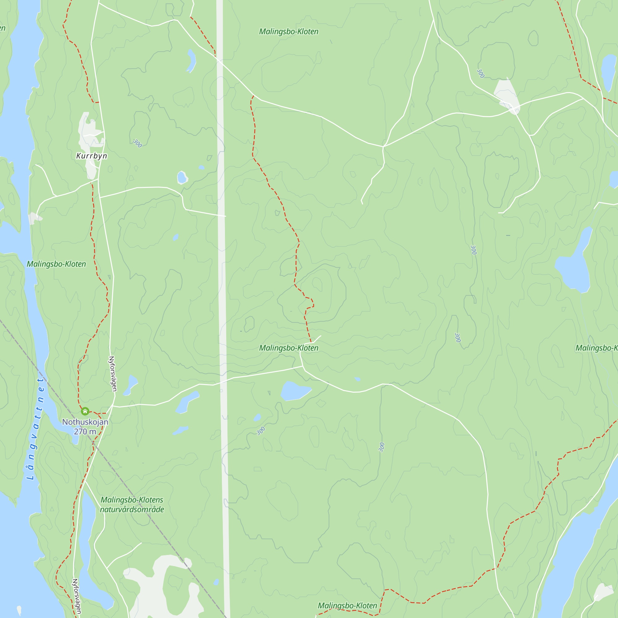 Gräsbergskojan map
